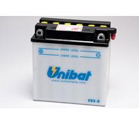 BATTERIA UNIBAT CB9-B =YUASA YB9-B PER PIAGGIO VESPA LX 4T 4V TOURING 50 2010 11