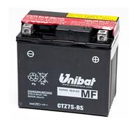 BATTERIA UNIBAT CTZ7S-BS = YTZ7S-BS 12V 6 AH YAMAHA WR450F, S 450 03-AGO