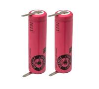 Batteria UR14500AC 3,7 V 740 mAh compatibile con Oral-B Pro 2 tipo 3766 3758 3759 3794 iO4 iO5 iO6 iO7 iO9 iO8 iO10 spazzolino elettrico rasoio(Solder leg battery,2pcs)