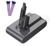 Batteria V7 6000mAh 21.6V Batteria di ricambio per Dyson V7, SV11 Batteria, Batteria di ricambio compatibile con Dyson V7 Animal, V7 Cord-Free, V7 Extra, V7 Fluffy, V7 Motorhead, V7 Pro, V7 Trigger+