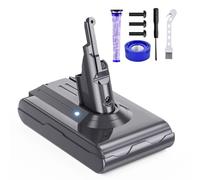 Batteria V8 per Dyson, batteria di ricambio per Dyson SV10 4600 mAh, compatibile con V8 Absolute Animal Fluffy Motörhead Exclusive Total Clean 215681 aspirapolvere (2 filtri + 1 cacciavite + 3 viti +