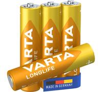 Batteria Varta 04103 AAA Alcalina 1.5V Confezione 4 Pezzi Gold Yellow