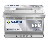 BATTERIA VARTA E39 AGM START-STOP PLUS 70AH 760A POS. A DX ULTIMA GENERAZIONE