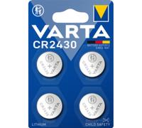 Batteria Varta CR2430 3V Alcalina 4 pezzi Blu Acciaio