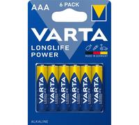 Batteria Varta LongLife Power AAA 1,5V Alkalina 6 pezzi blister