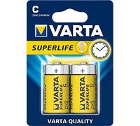 Batteria Varta R14p Mezza Torcia 1,5v Superlife 12 Blister X 2 Pile