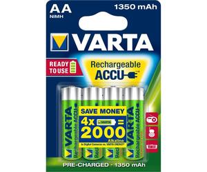 Batteria Varta Ready2Use HR06 AA 1350 mAh NiMH Ricaricabile 4 pz Verde