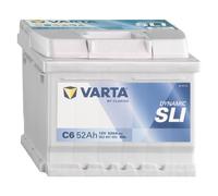 VARTA C6 Silver Dynamic 12V 52Ah 520A Batteria auto 552 401 052