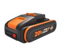WORX Batteria agli ioni di litio PowerShare WA3639 20V 2.0Ah con indicatore di carica e protezione da sovraccarico