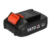 Yato YT-82842 Batteria di Ricambio 18V 2,0Ah Ion Ricarica Display LED Originale