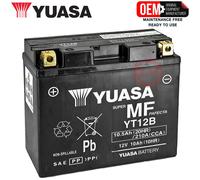 Yuasa - Batteria AGM YT12B-BS - Senza manutenzione - Pronta per l'uso 212125