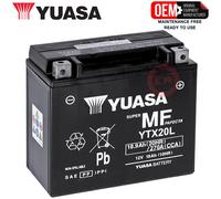 YUASA YuaSA Batteria YUASA W/C Attivata in fabbrica senza manutenzione - YTX20L FA Batteria esente da manutenzione