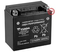 BATTERIA YUASA YTX14H-BS SUZUKI LT F KINGQUAD FS 4X2 (FK8 L0) 400 2008 2010