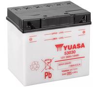 BATTERIA YUASA 53030 180CCA PER MOTO GUZZI Nevada 750 -02 DA 12V 30AH ORIGINALE