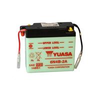 BATTERIA PER MOTO 6V YUASA 6N4B 2A FANTIC SPORT HP1 STRADA LC SUZUKI DR YAMAHA