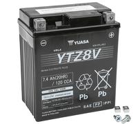 BATTERIA YUASA HONDA SH I ESP150 2013/17 START & STOP 113X70X130 MM PRECARICATA