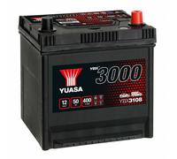 YUASA YBX3108 YBX3000 Batteria SMF 12V 50Ah 400A D20 per HYUNDAI i20 (PB, PBT)