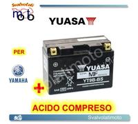 BATTERIA YUASA YAMAHA YP 400 MAJESTY 2007 2008 2009 MOTO SCOOTER