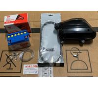 Batteria Yuasa YB4L-B Cinghia Trasmissione MBK YAMAHA Booster BWS Filtro Aria