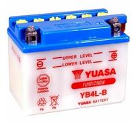 Batteria YUASA YB4L-B Compatibile Con Mbk Cw Booster Spirit - 50 Cc - 1996-1998 Moto Scooter Specifica Acido Non Incluso