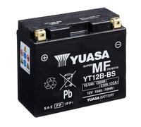 BATTERIA YUASA YT12B-BS AGM 12V 10.5Ah 210A (150x69x130mm) PRONTA ALL'USO
