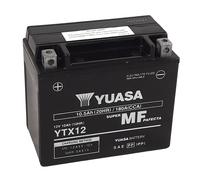 Yuasa YTX12-BS AGM Batteria 12V 10AH - Montaggio Rapido - Moto Scooter quad