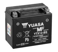 BATTERIA YUASA YTX12-BS AGM 12V 10.5Ah 180A (150x87x130mm) PRONTA ALL'USO