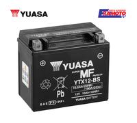 YTX12-BS BATTERIA ORIGINALE YUASA CON ACIDO PIAGGIO X7 300IE EVO 2011