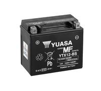 BATTERIA YUASA YTX12-BS COMPATIBILE CON PIAGGIO BEVERLY SPORT TOURING 4T 4V - 350 CC 2011-2015 SPECIFICA COMPLETA MOTO SCOOTER SENZA MANUTENZIONE