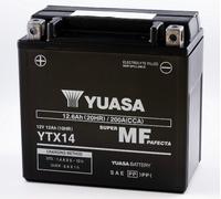 Batteria Yuasa YTX14-BS per Honda, BMW, KTM, Yam. Piaggio e altre