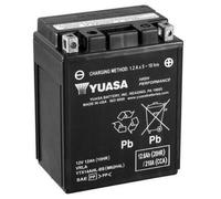 Batteria Yuasa YTX14AHL-BS 12 V 12 Ah 210 CCA attivata pronta all'uso