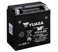BATTERIA YUASA YTX16-BS 12V 14Ah TRIUMPH Tiger 800-XC 2011 2012 2013 2014