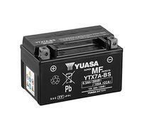 BATTERIA YUASA YTX7A-BS COMPATIBILE CON PEUGEOT TWEET - 150 CC - 2010-2015 SPECIFICA COMPLETA MOTO SCOOTER SENZA MANUTENZIONE