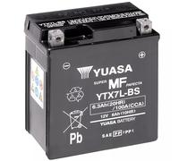 Batteria Yuasa YTX7L-BS 12V 6AH DERBI TERRA 4T 125 2007 2008 2009 2010 2011 2012