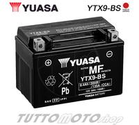 BATTERIA YUASA YTX9-BS Malaguti Ciak Master E3 200 2006 2007 2008 - YTX9BS