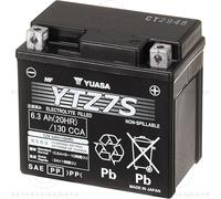 HUSABERG FS C 650 2005-2008 BATTERIA YUASA YTZ7S 12V/6AH PRONTA ALL'USO