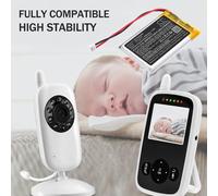 BATTERIE 1000mAh Tipo BAT-UU24 Per HelloBaby Dragon Touch E40 HB24 HB24RX HB32