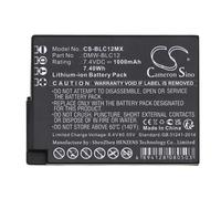 BLI312MC BudgetLine-Batteria 1,000 mAh, per fotocamere Panasonic Lumix DMC-GH2, Lumix DMC-GH2H, Lumix DMC-GH2HK, 7,4 Wh