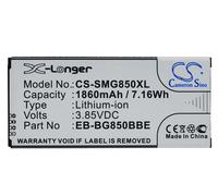 Batterie 1860mAh Per Samsung EB-BG850BBC EB-BG850BBE Galaxy Alpha SM-G850