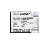 BATTERIE 2400mAh Tipo 5251 S104-V02000-012 Per Wiko Rainbow Jam 4G, Pulp 3G
