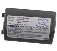 Batterie 2600mAh Tipo EN-EL18 EN-EL18 Per Nikon D4 DSLR D4S D5 D500 D800 D800E
