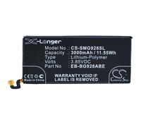 Batterie 3000mAh Tipo EB-BG928ABE Per Samsung Galaxy S6 Edge+, SM-G9287 SM-G928V