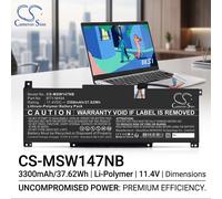 BATTERIE 4250mAh BTY-M494 Per MSI Modern 14 C11M C12M C13M C7M C7MG 11.4V Li-Po