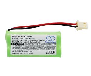 Batterie 700mAh Tipo VT1208014770G Per Motorola MBP20 MBP161 MBP161Timer