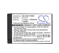 Batteria 1000mAh Tipo LP-E17 LC-E17 LC-E17C Per Canon EOS 200D 250D 750D 760D