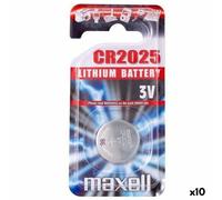 Batterie a Bottone a Litio Maxell 3V CR2025 [10 Unità]