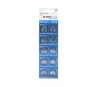 BATTERIE A BOTTONE AGFAPHOTO LR54, Alcalina, 1,5 V, 10 pezzi