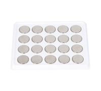 Batterie a bottone al litio CR2450, 3 V, 620 mAh, set da 20 pezzi, affidabili batterie usa e getta con bassa autoscarica per telecomandi, sensori, orologi, Smart Home ed ESL