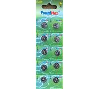 Batterie a bottone al litio PoundMax 1220 CR1220 DL1220 3V Confezione da 10