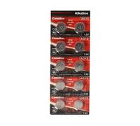 BATTERIE A BOTTONE CAMELION AG13/LR44, Alcalina, 110 mAh, 1,5 V, 10 pezzi